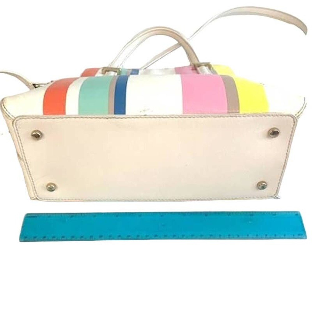 Kate Spade Cedar Street Multi Stripe Maise Satchel Crossbody - Picture 6 of 10